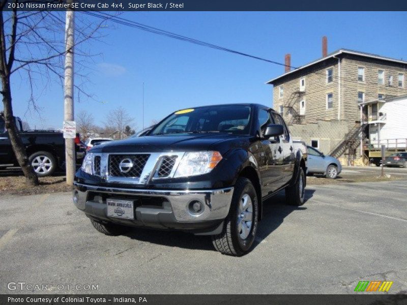 Super Black / Steel 2010 Nissan Frontier SE Crew Cab 4x4