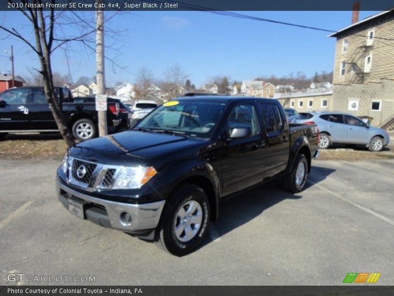 Super Black / Steel 2010 Nissan Frontier SE Crew Cab 4x4