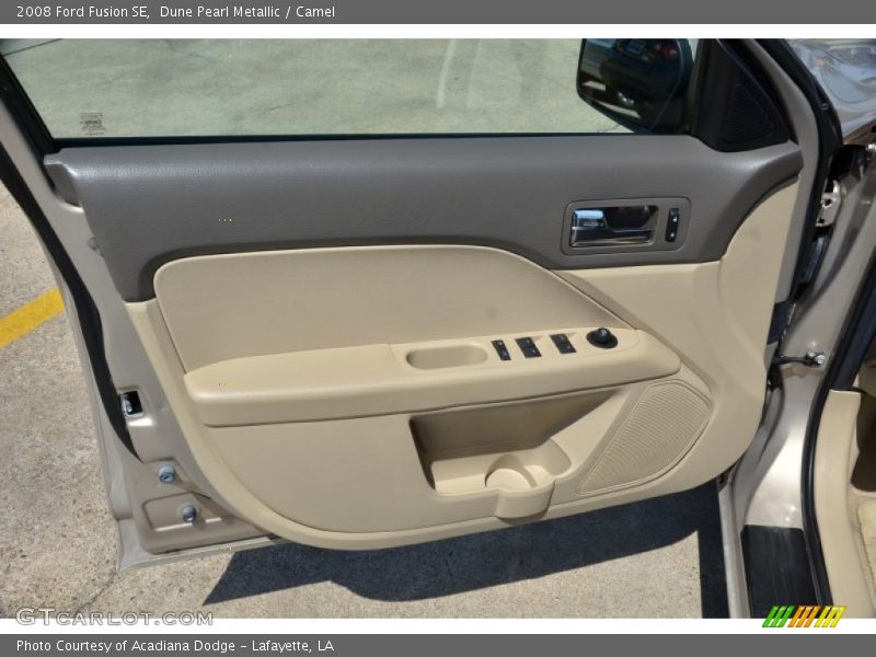 Dune Pearl Metallic / Camel 2008 Ford Fusion SE