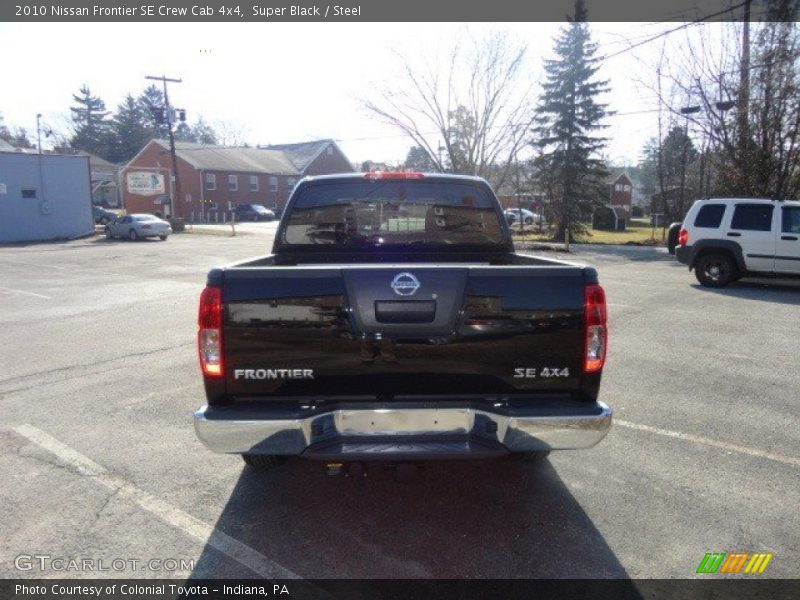 Super Black / Steel 2010 Nissan Frontier SE Crew Cab 4x4
