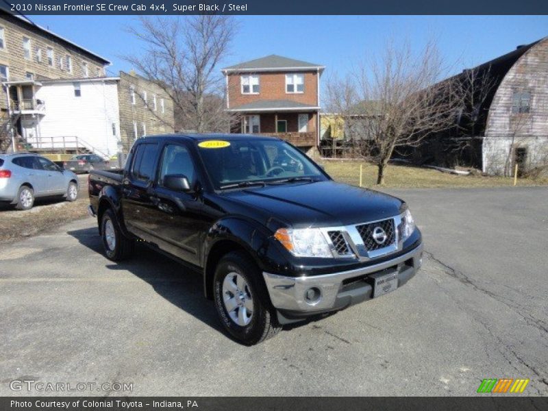 Super Black / Steel 2010 Nissan Frontier SE Crew Cab 4x4