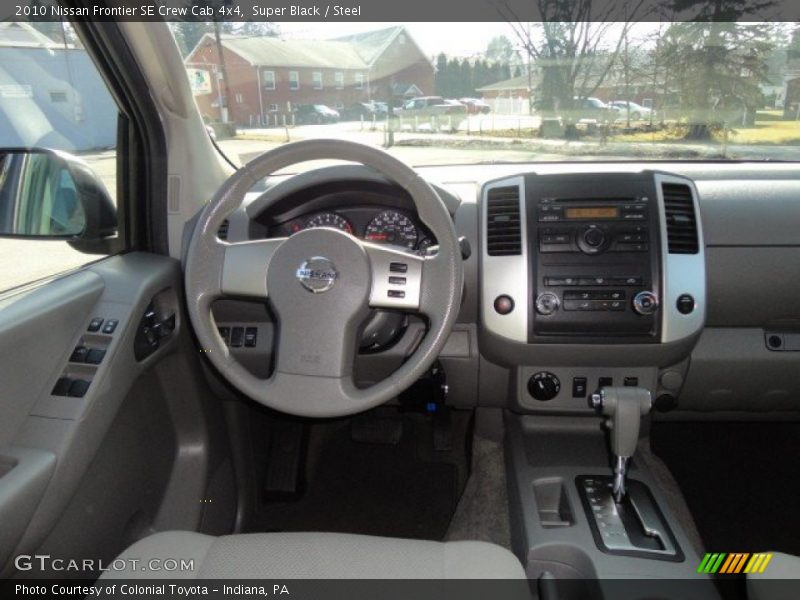Super Black / Steel 2010 Nissan Frontier SE Crew Cab 4x4