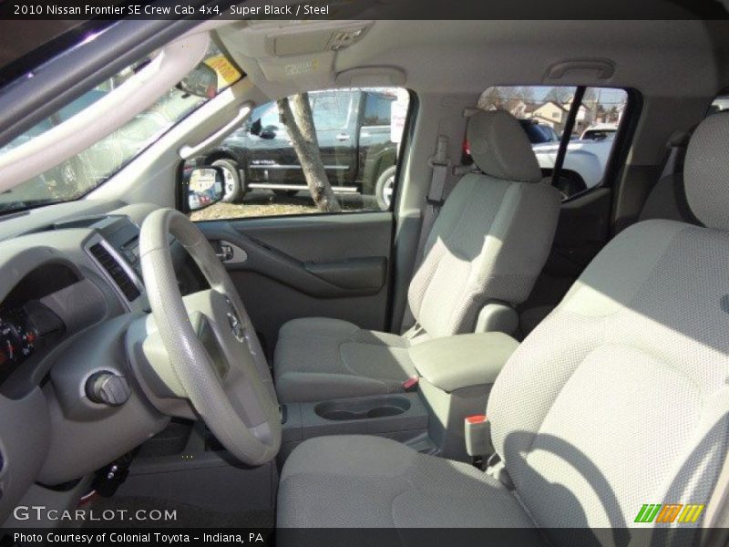Super Black / Steel 2010 Nissan Frontier SE Crew Cab 4x4