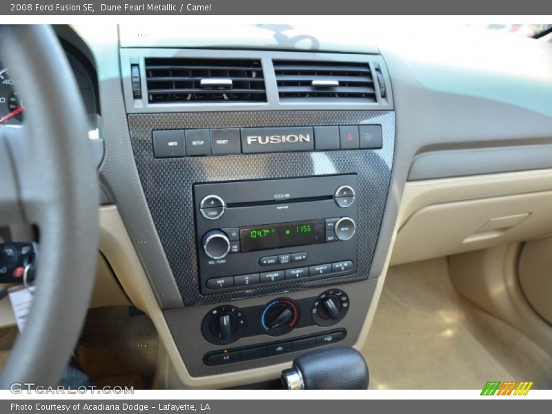 Dune Pearl Metallic / Camel 2008 Ford Fusion SE