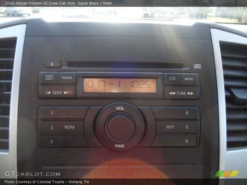 Super Black / Steel 2010 Nissan Frontier SE Crew Cab 4x4