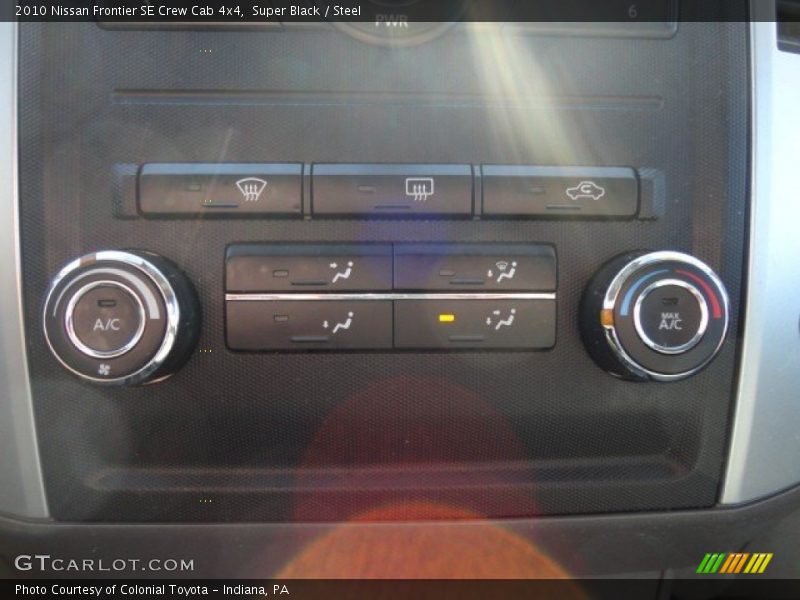 Super Black / Steel 2010 Nissan Frontier SE Crew Cab 4x4