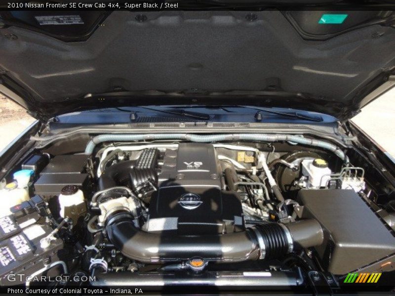 Super Black / Steel 2010 Nissan Frontier SE Crew Cab 4x4