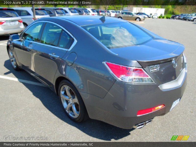 Polished Metal Metallic / Ebony 2009 Acura TL 3.7 SH-AWD