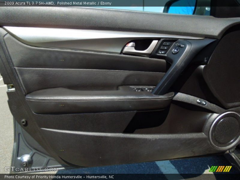 Polished Metal Metallic / Ebony 2009 Acura TL 3.7 SH-AWD