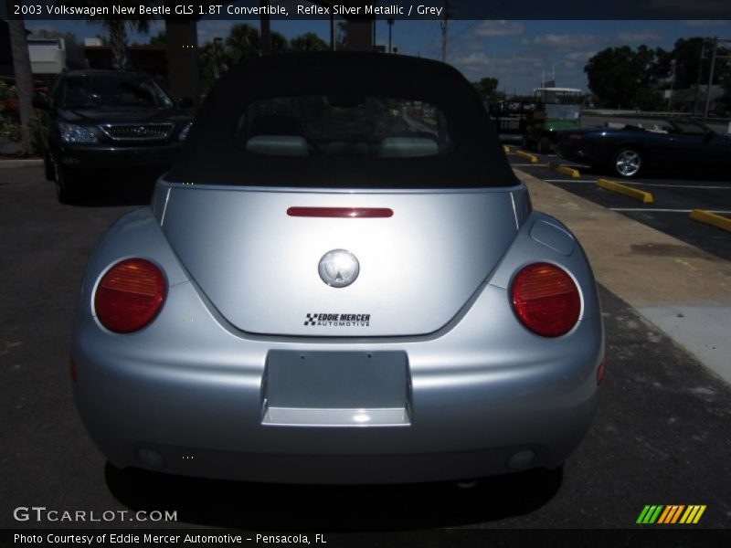 Reflex Silver Metallic / Grey 2003 Volkswagen New Beetle GLS 1.8T Convertible