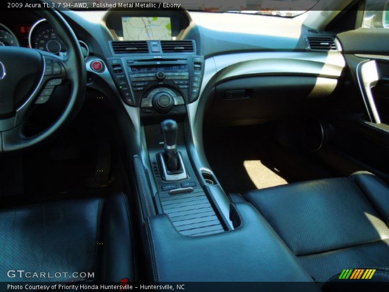 Polished Metal Metallic / Ebony 2009 Acura TL 3.7 SH-AWD