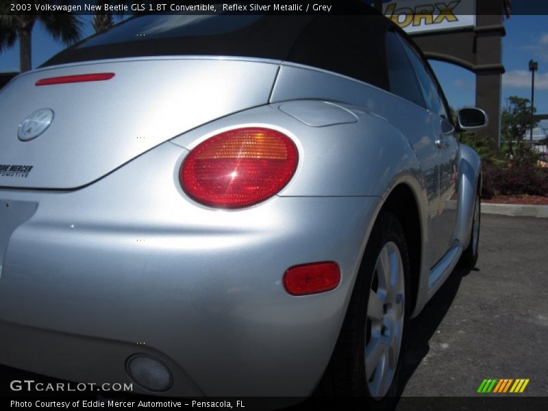 Reflex Silver Metallic / Grey 2003 Volkswagen New Beetle GLS 1.8T Convertible