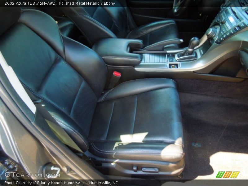 Polished Metal Metallic / Ebony 2009 Acura TL 3.7 SH-AWD