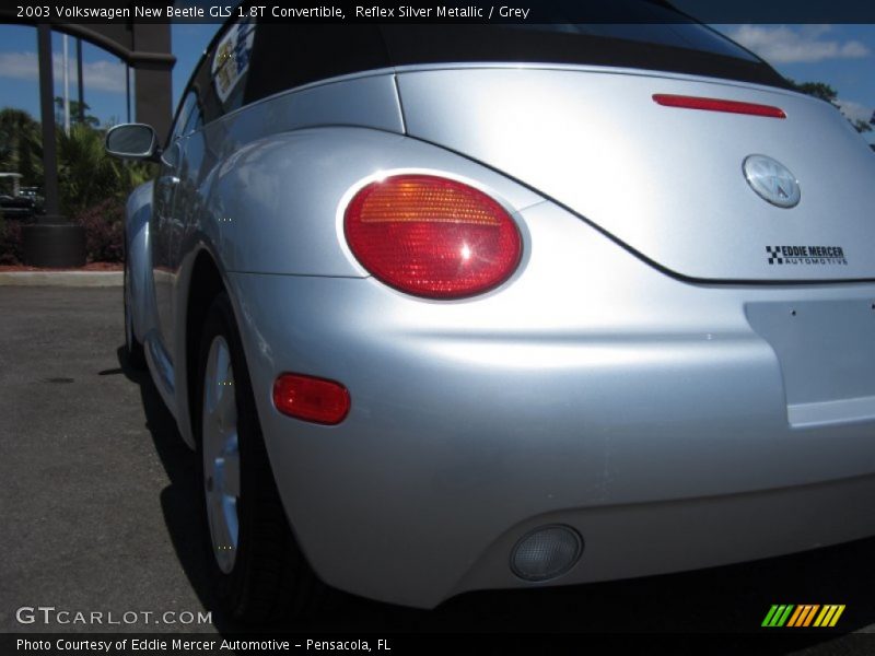 Reflex Silver Metallic / Grey 2003 Volkswagen New Beetle GLS 1.8T Convertible