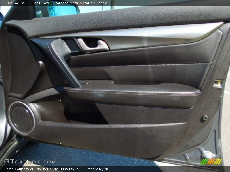 Polished Metal Metallic / Ebony 2009 Acura TL 3.7 SH-AWD