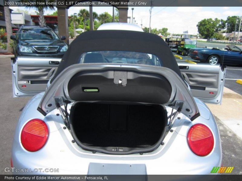 Reflex Silver Metallic / Grey 2003 Volkswagen New Beetle GLS 1.8T Convertible
