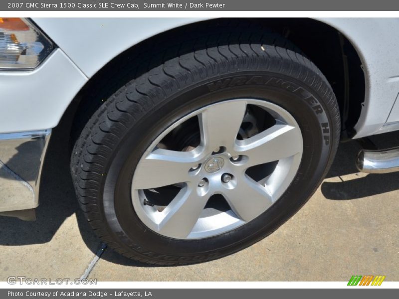 Summit White / Dark Pewter 2007 GMC Sierra 1500 Classic SLE Crew Cab