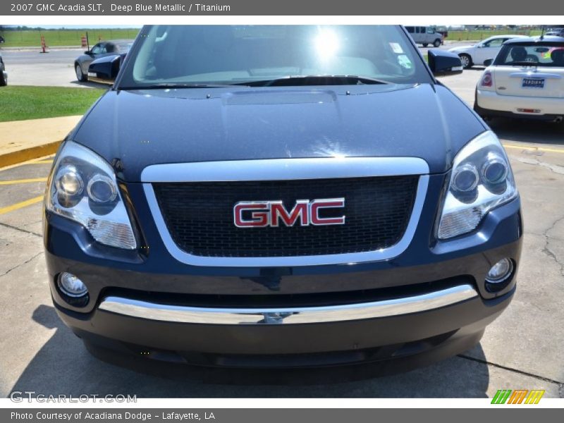 Deep Blue Metallic / Titanium 2007 GMC Acadia SLT