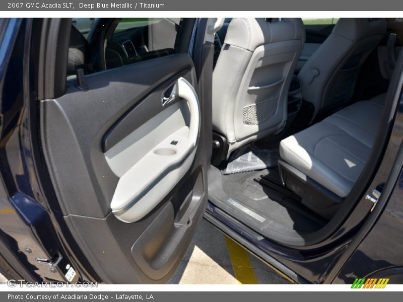 Deep Blue Metallic / Titanium 2007 GMC Acadia SLT