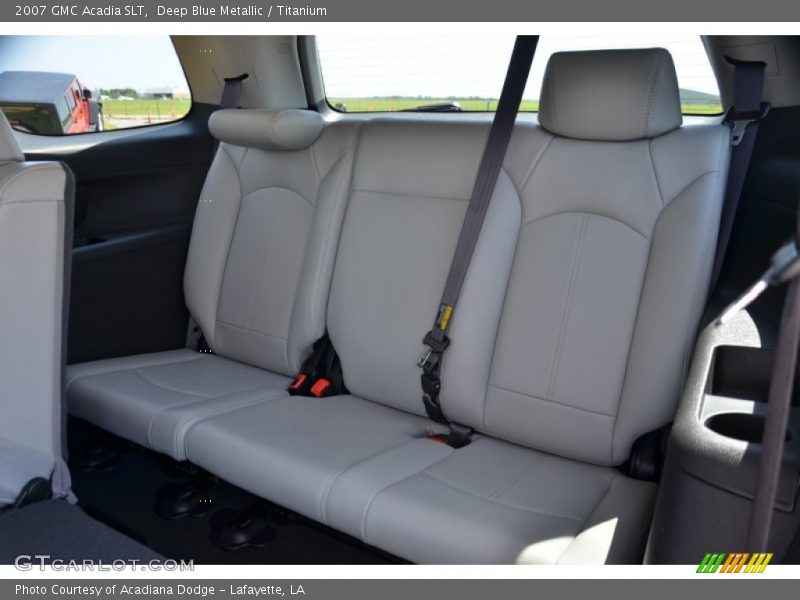Deep Blue Metallic / Titanium 2007 GMC Acadia SLT