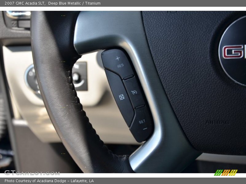 Deep Blue Metallic / Titanium 2007 GMC Acadia SLT