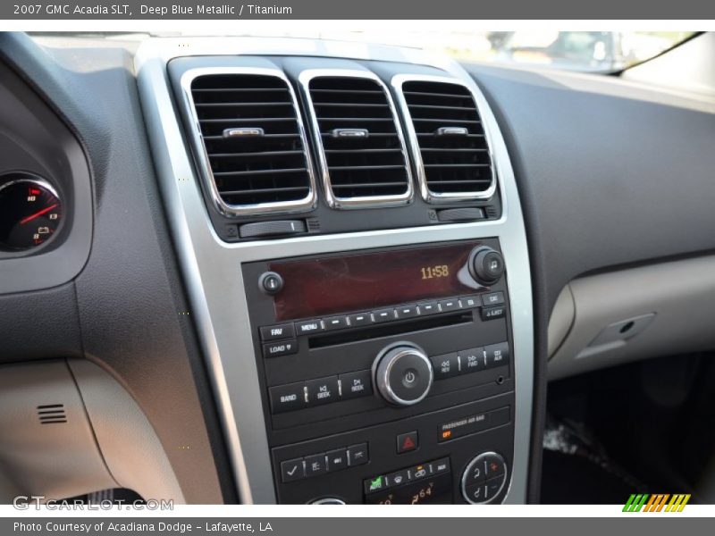 Deep Blue Metallic / Titanium 2007 GMC Acadia SLT