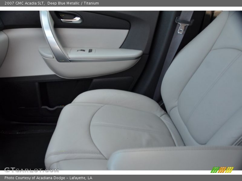 Deep Blue Metallic / Titanium 2007 GMC Acadia SLT