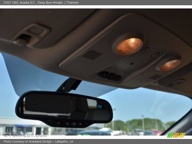Deep Blue Metallic / Titanium 2007 GMC Acadia SLT