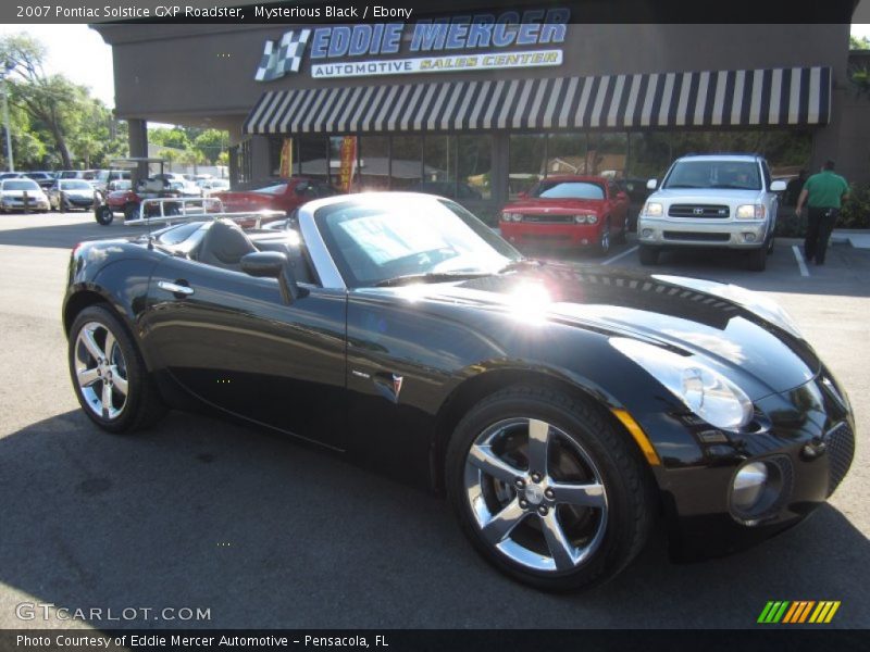 Mysterious Black / Ebony 2007 Pontiac Solstice GXP Roadster