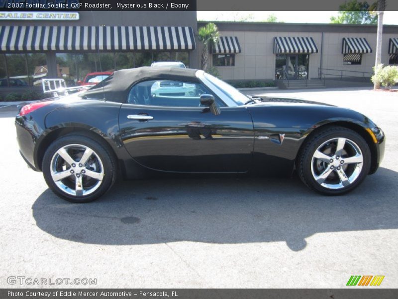 Mysterious Black / Ebony 2007 Pontiac Solstice GXP Roadster
