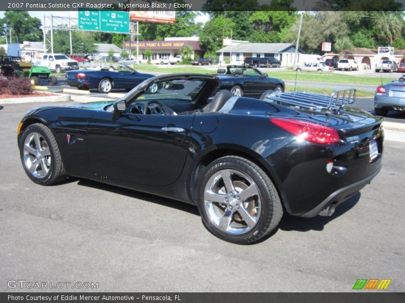 Mysterious Black / Ebony 2007 Pontiac Solstice GXP Roadster
