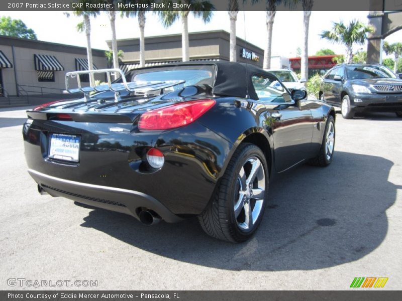 Mysterious Black / Ebony 2007 Pontiac Solstice GXP Roadster