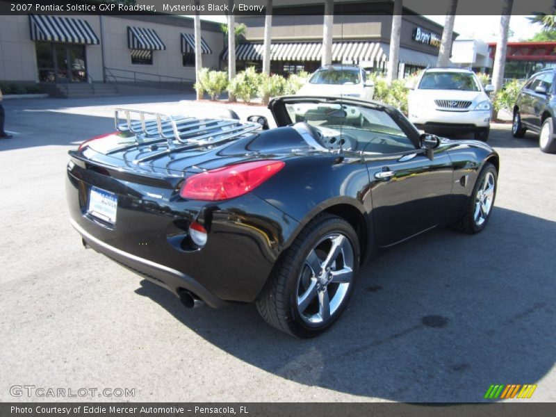 Mysterious Black / Ebony 2007 Pontiac Solstice GXP Roadster