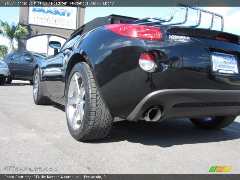 Mysterious Black / Ebony 2007 Pontiac Solstice GXP Roadster