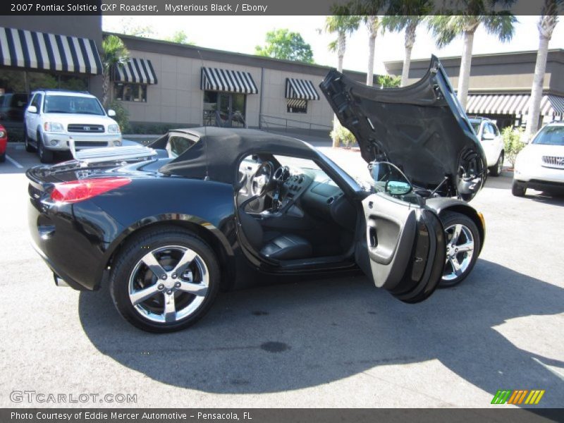 Mysterious Black / Ebony 2007 Pontiac Solstice GXP Roadster