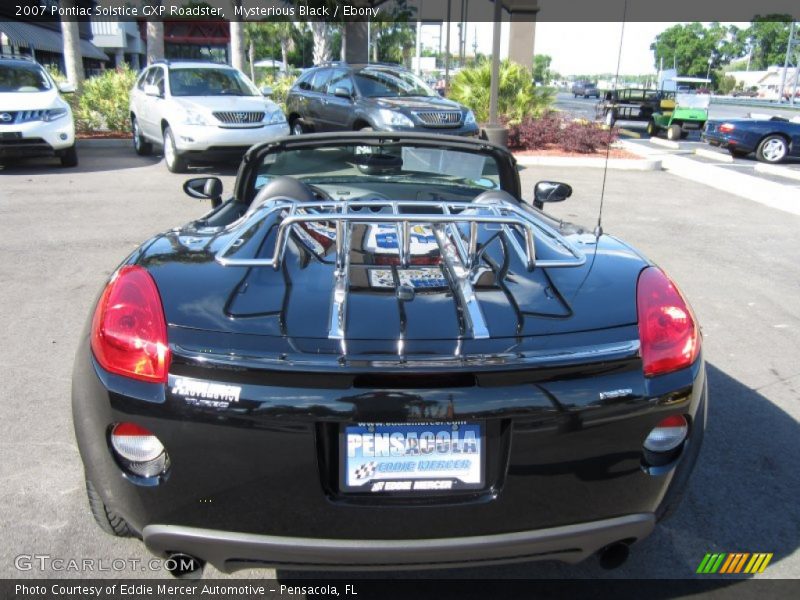 Mysterious Black / Ebony 2007 Pontiac Solstice GXP Roadster