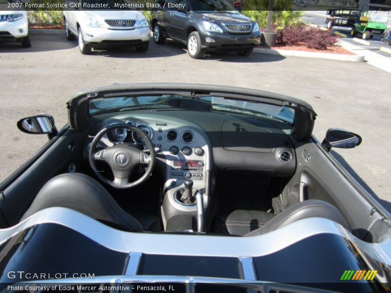 Mysterious Black / Ebony 2007 Pontiac Solstice GXP Roadster