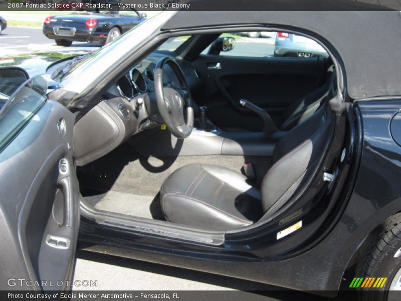 Mysterious Black / Ebony 2007 Pontiac Solstice GXP Roadster