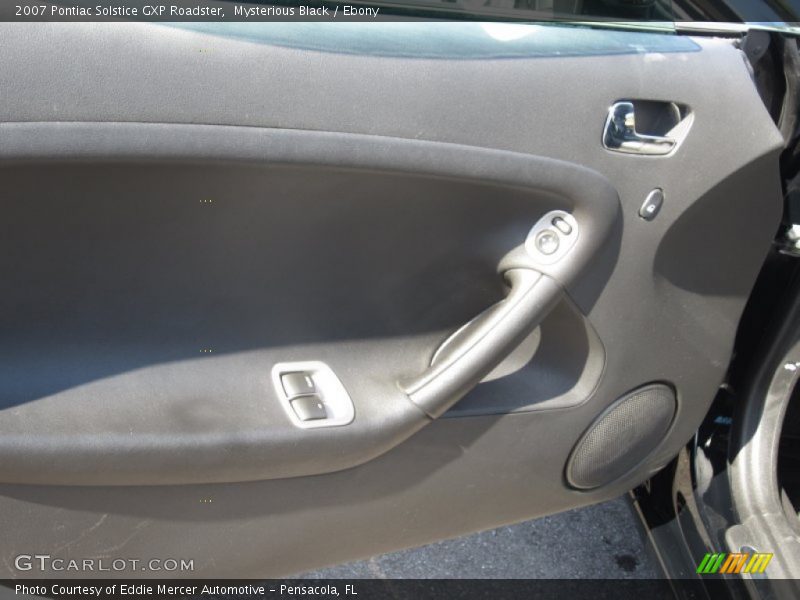 Mysterious Black / Ebony 2007 Pontiac Solstice GXP Roadster