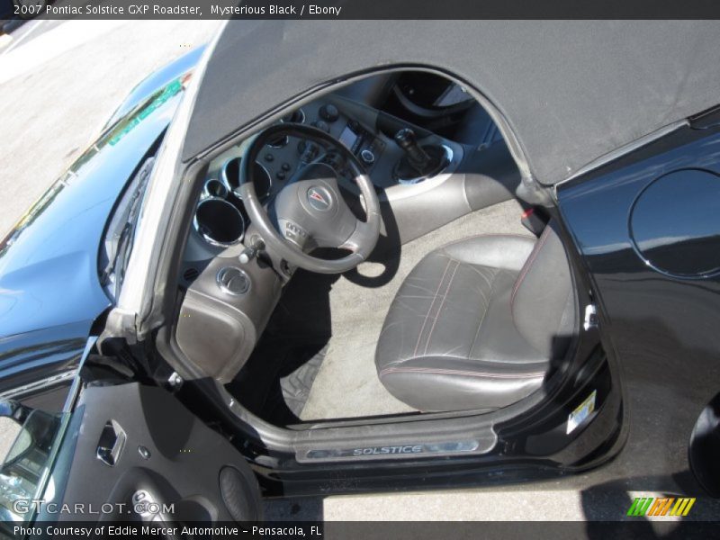 Mysterious Black / Ebony 2007 Pontiac Solstice GXP Roadster
