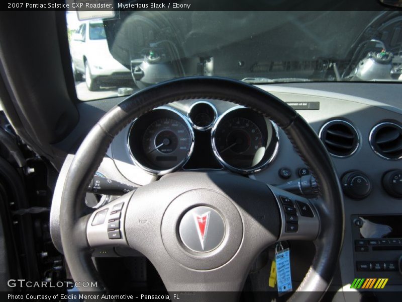 Mysterious Black / Ebony 2007 Pontiac Solstice GXP Roadster