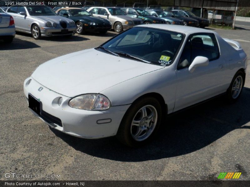 Frost White / Black 1995 Honda Del Sol S