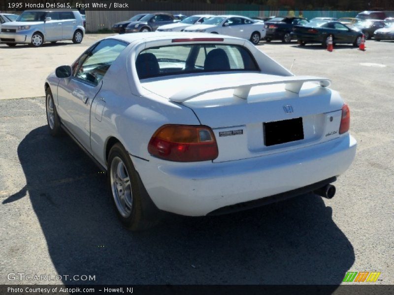 Frost White / Black 1995 Honda Del Sol S