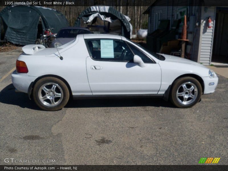 Frost White / Black 1995 Honda Del Sol S