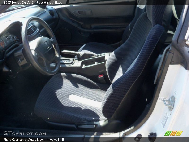 Frost White / Black 1995 Honda Del Sol S