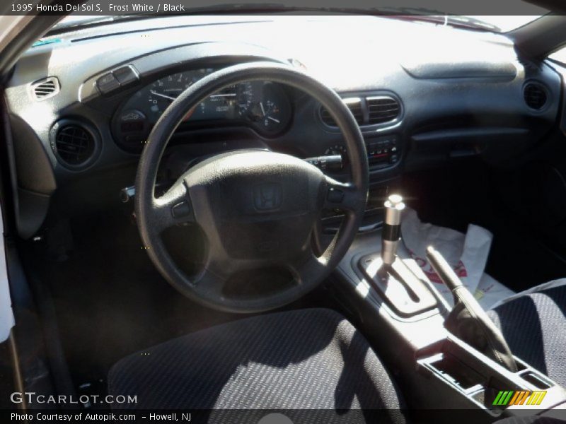 Frost White / Black 1995 Honda Del Sol S