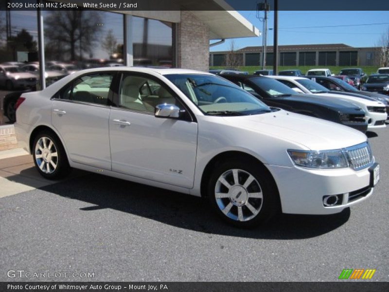 White Suede / Sand 2009 Lincoln MKZ Sedan