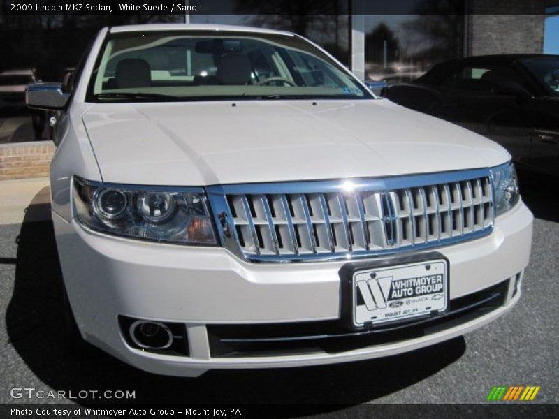 White Suede / Sand 2009 Lincoln MKZ Sedan