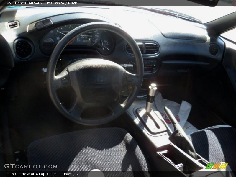 Frost White / Black 1995 Honda Del Sol S