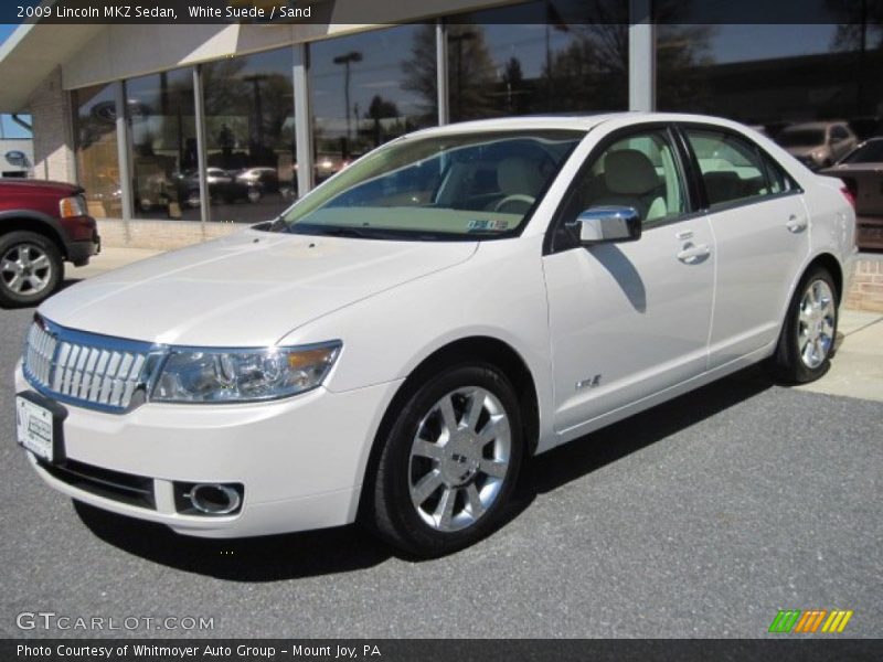 White Suede / Sand 2009 Lincoln MKZ Sedan